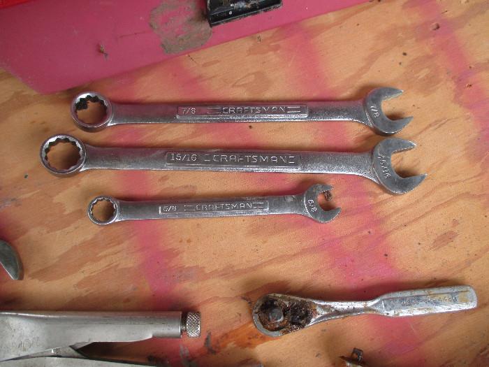 a small sample of the Craftsman tools, 