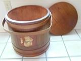 antique sugar bucket