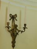 wall candleholders- angel