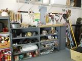 garage items- tools , yard items 