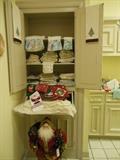 linens and Christmas item