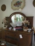 Sideboard with mirror (note Inlay)