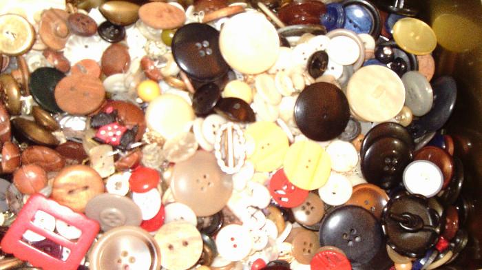 Button collection from seller's grandmother!