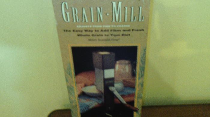 Grain mill -- make your own bread!