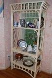 Rattan shelf