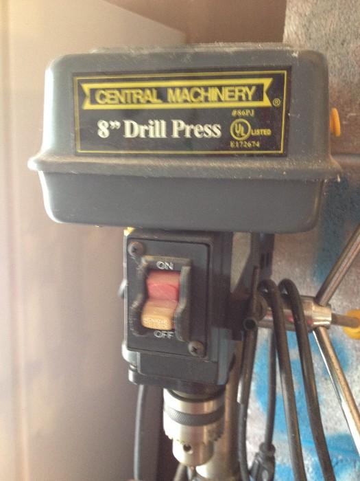 8" Drill Press ~ Central Machinery