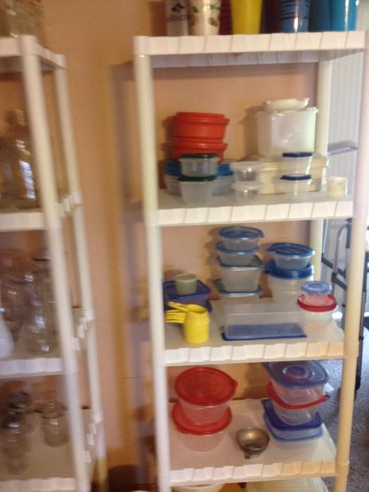 Tupperware and glad ware