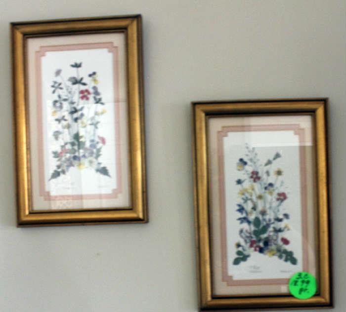 Pressed flowers by Marion from South Carolina.