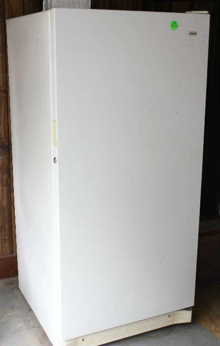 Kenmore upright freezer.  Works great.