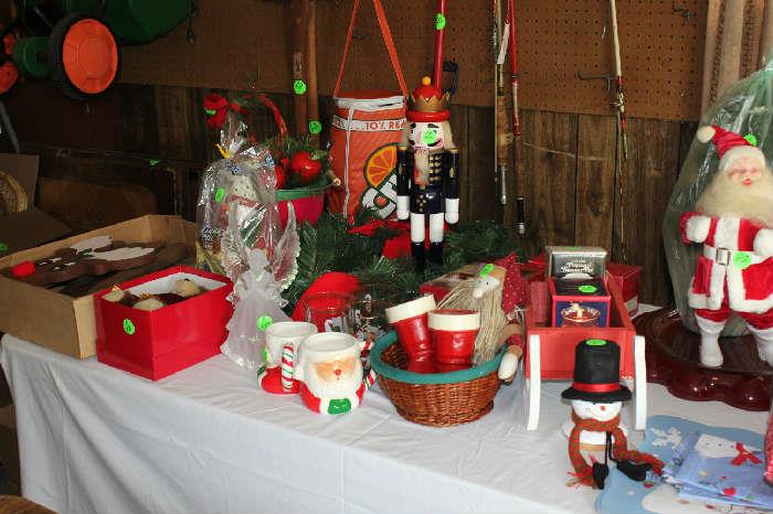 Just a few of the Christmas items.