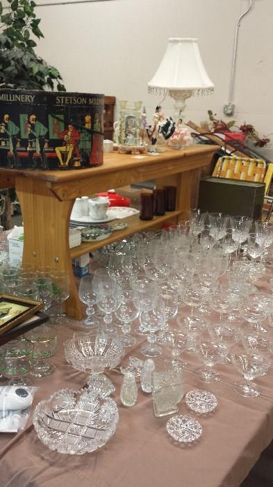 Much glassware.