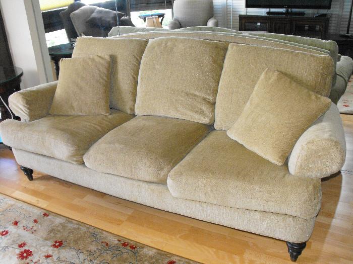 Ethan Allen Custom Made 3 Cushion Sofa