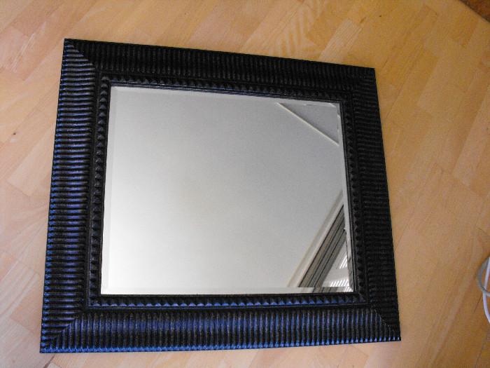 Wood Composite Decorative Framed Wall Mirror