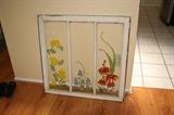 Hand Painted Antique pane glass