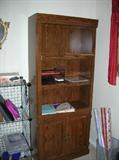 BOOKSHELF W/DOORS