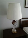 Stiffel Lamp With Cut glass base - So pretty!