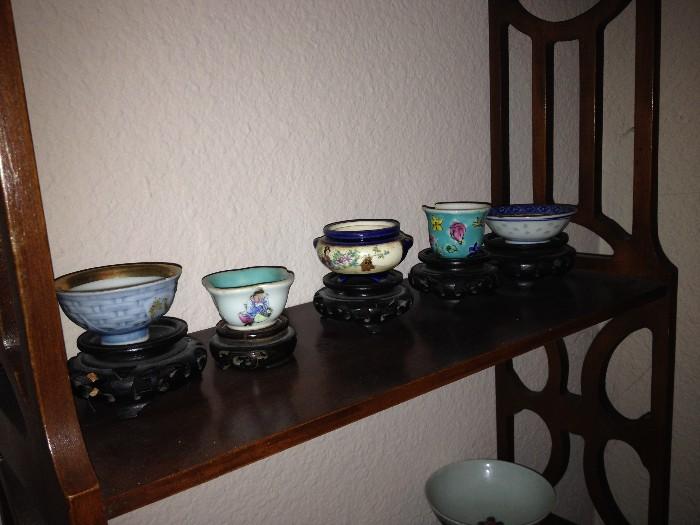 Assorted ceramic bowls
