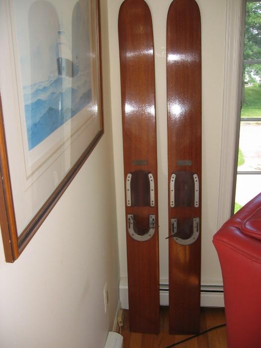 Chris Craft wooden water skis