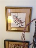 Framed original artwork