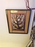 Framed original artwork