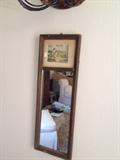 Vintage framed mirror