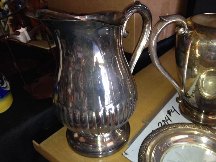 Silverplate pitcher