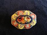 Italian inlay brooch