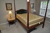 canopy four poster full size bed 