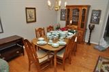 Broyhill table chairs, china cabinet
