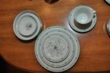 Noritake Paradise china, service for 12 (7 pieces per place setting) plus platters cream/sugar, more