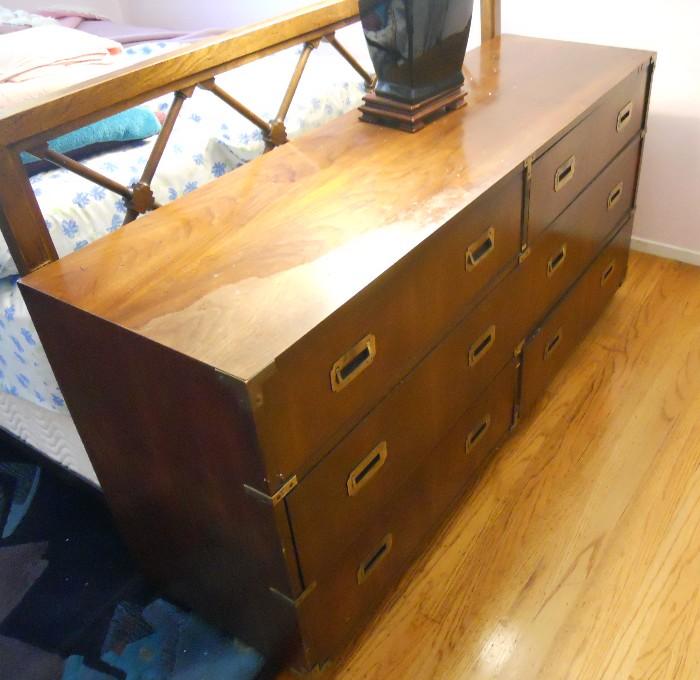 Lane six drawer dresser and six drawer chest.