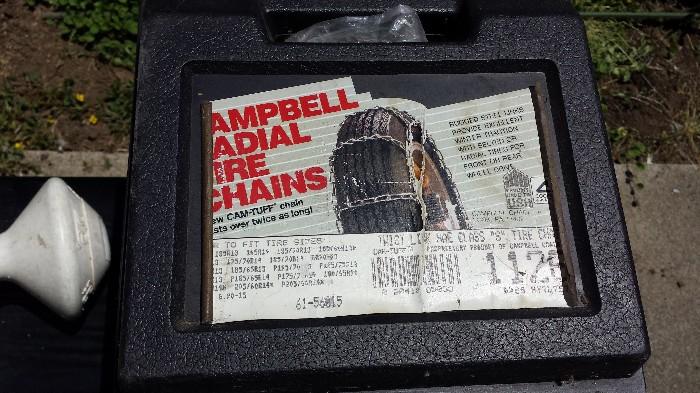 Campbell radial tire chains.
