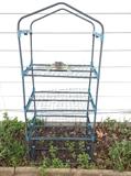 Display rack in garden