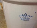 Closer look at stamp on antique crock