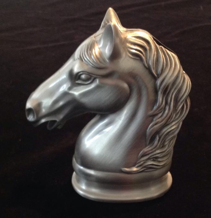 Horse Head Bank - new in box - 5" tall