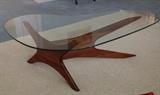 1970s Adrian Pearsall  Boomerang Teak Coffee Table
