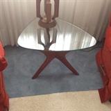 1970s Adrian Pearsall Boomerang Teak Side Table