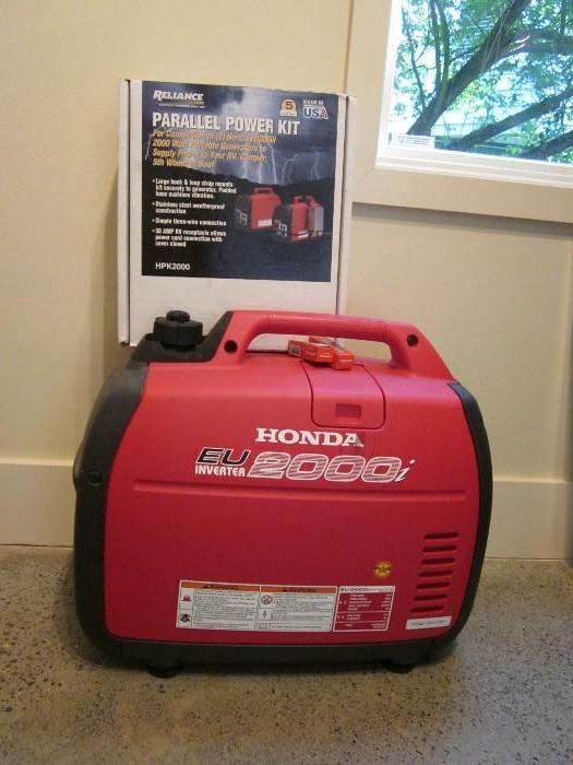 Honda EU 2000i Inverter Generator (quiet, great for video equipment)