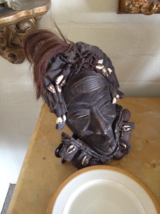 antique African mask