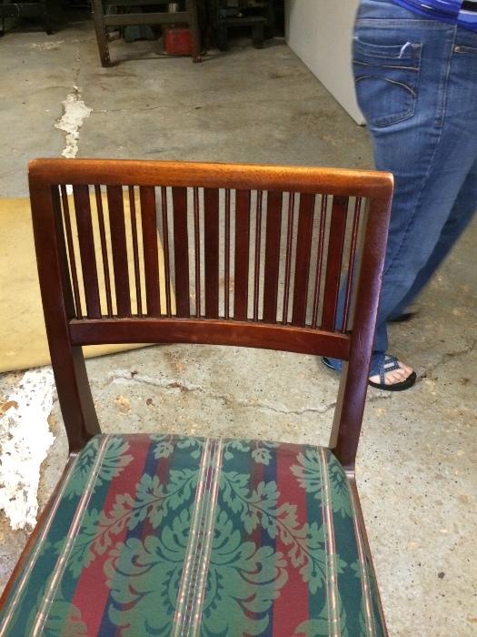 Look at the back of this chair! You can't get much more me century modern than this!