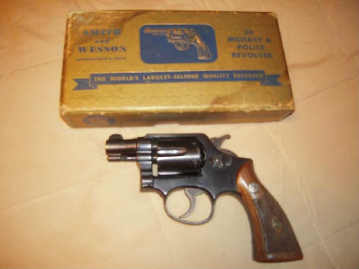 S&W  M&P 38 special like new mfg 1947