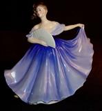 129 - Royal Dolton figurine, Ninette, 9IN T, 8IN W