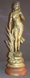 131- Large spelter figurine titled La Source, 26IN T