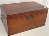 253- Mahogany trunk, 16IN T, 32IN W, 20IN D