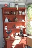 VINTAGE STEP BACK CUPBOARD