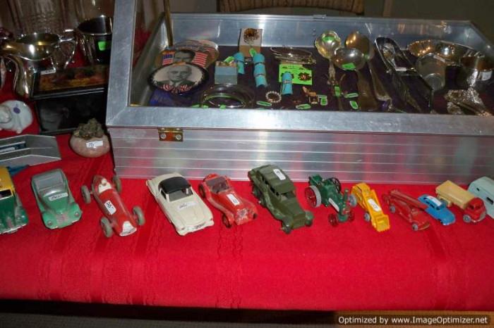 Toy Cars, Campaign Buttons, Sterling and Fine Jewelry