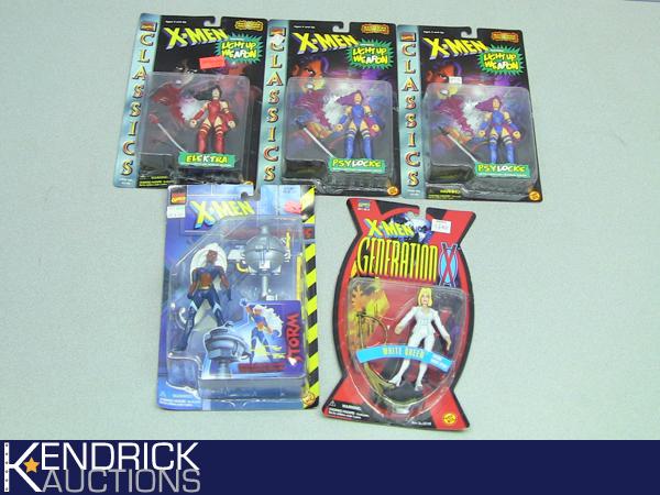 5 New in the Package XMen Action Figures
