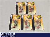 5 New in the Package 1998 Mattel NBA Jams Bobbleheads
