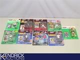 9 New in the Package Starting Lineup Action Figures
