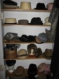Vintage hats and hat boxes
